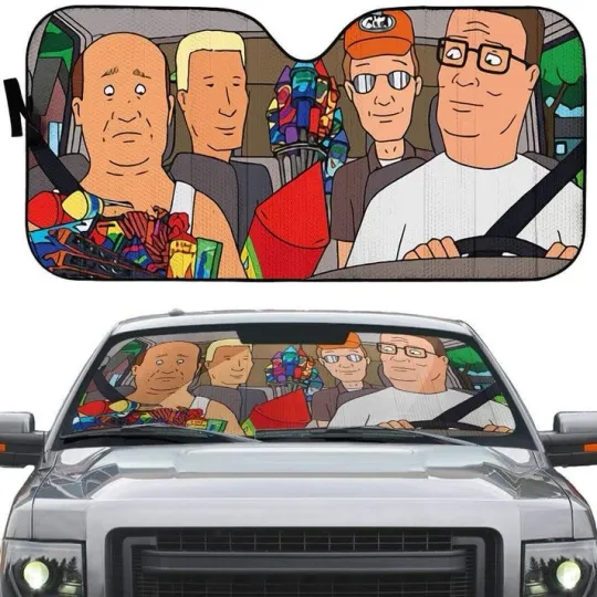 3D King Of Hill Car Auto Sunshade