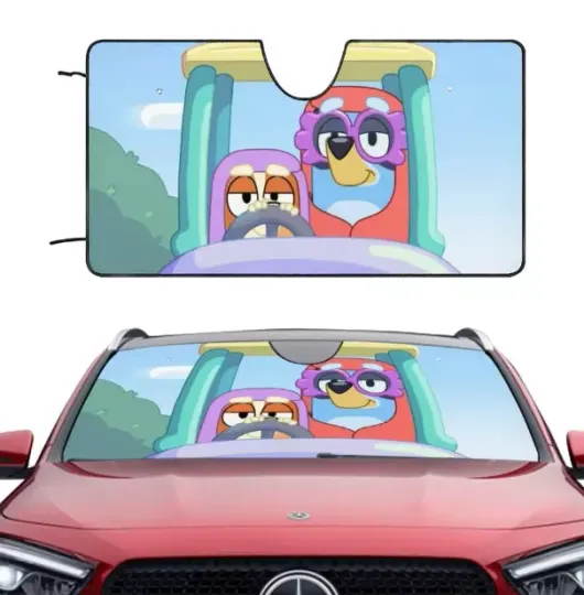 BlueyDad Car Sunshade, Man Cave Car Garage Accessories Home Decor