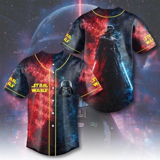 Darth Vader Baseball Jersey, Anakin Skywalker Baseball Shirt, Revenge Of The Sith Shirt, Galaxy's Edge Shirt, Star Wars Day Gift