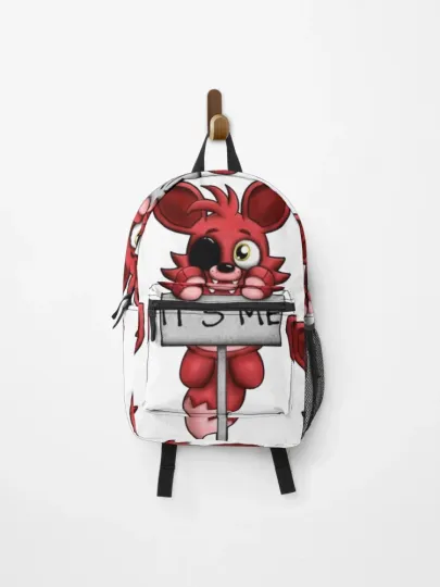 Its Me Foxy Backpack FNAF Game Character Horror Fox School Gamer Bag