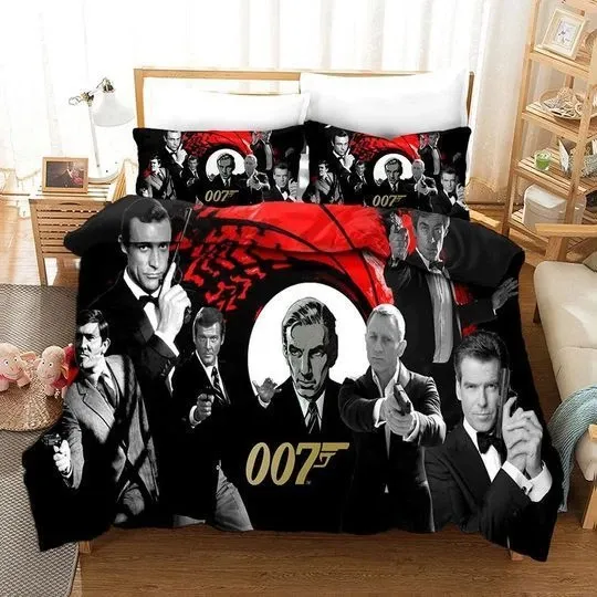 James Bond 007 Full Bedding Set