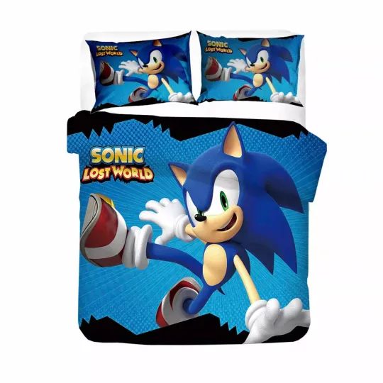 Sonic The Hedgehog Single Double Queen King Bedding Set