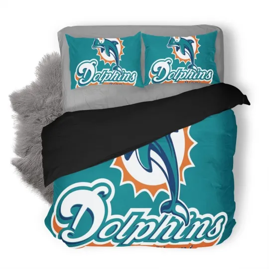 Sport Gift Idea football Miami Dolphins ver2 Full Bedding Set