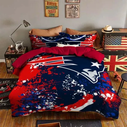 New England Patriots football Full Bedding Set