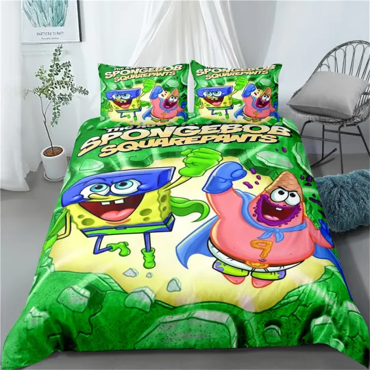 Spongebob Patrick Star Bedding Set