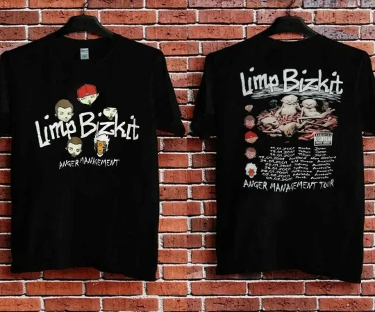 Vintage T-shirt for Fan Limp Bizkit-2 Sided shirt