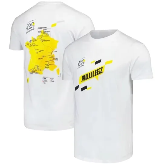 Tour de France 2025 Route T-shirt 2 sided