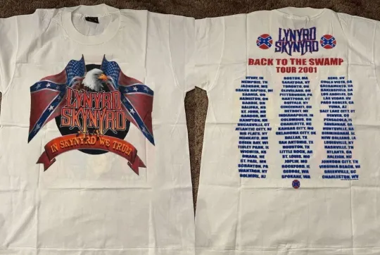 Vtg 1976 Lynyrd Skynyrd Music Tour Unisex T-Shirt Gift For All Fans S-5XL