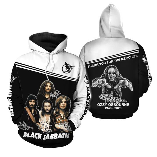 Black Sabbath Ozzy Osbourne 3D Hoodie