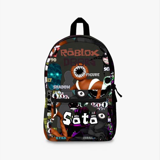 Roblox Doors Backroom Backpack Custom Designed Quality Backpack for Gamers