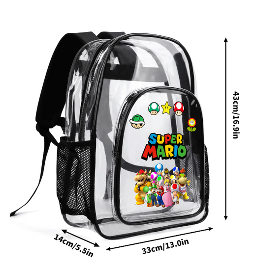 Super Mario Clear Custom Backpack