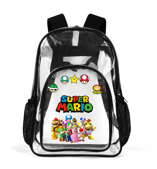 Super Mario Clear Custom Backpack