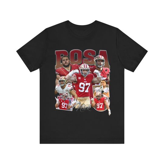 Nick Bosa Shirt, Football American Vintage Tee, Football 90s Bootleg Inspired Gift Fan Unisex Shirt, Hoodie, Sweatshirt