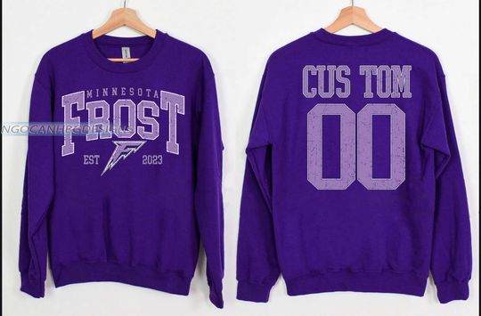 Personalized Minnesota Frost Sweatshirt, Minnesota Frost crewneck, Kelly Pannek shirt, Custom Hockey Player, Women's Hockey Tee