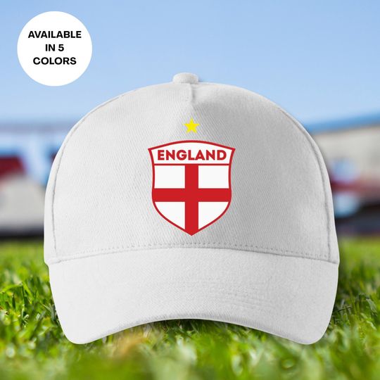 England Soccer Cap, England National Team Flag Hat, Printed Soccer Dad Cap, Soccer Mom Cap, England Football Unisex Cap, Sports Fan Gift