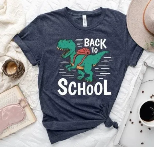 Back To School Shirt, Dinosaur Shirt, Boy Saurus Shirt, Girl Saurus Shirt