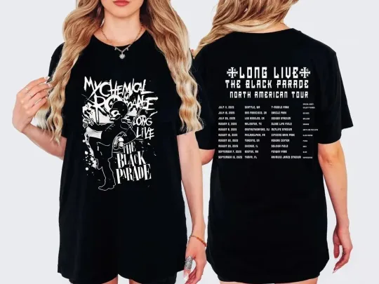 The Black Parade Tour My Chemical Romance T-Shirt