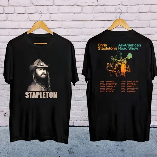 2025 Chris Stapleton All-American Road Tour T-Shirt