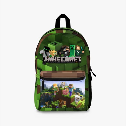 Minecraft Backpack, Back to School, Gifts for kids Girls and Boys Backpack