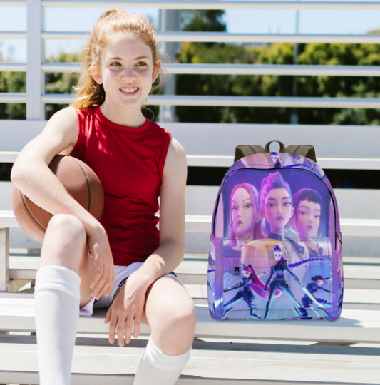 Kpop Demon Hunters Huntrix Backpack, Back To School Gift