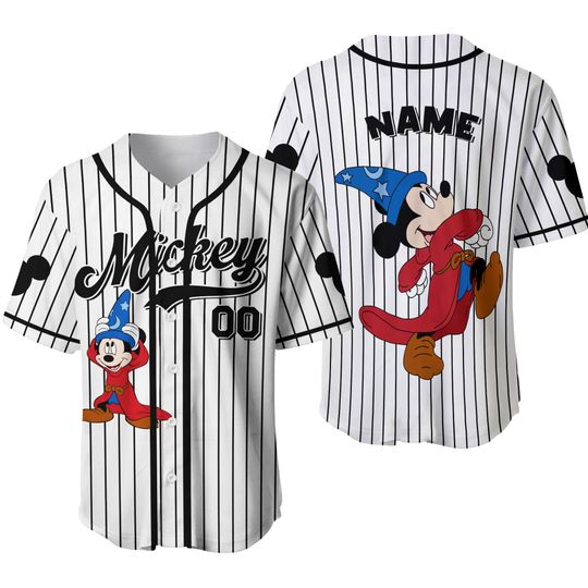 Disney Fantasia Mickey Mouse Jersey, Fantasia Sorcerer Mickey Jersey, Mickey Wizard Shirt, Mickey Magic Shirt, Disney Magical Dream Shirt