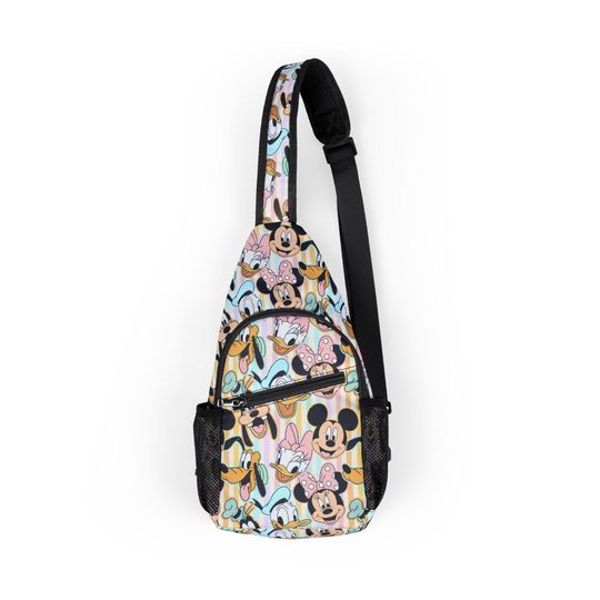 Mickey and Minnie Disney Park Bag, Disney Backpack, Disney Sling Bag, Chest Bag, Disney Gift, Vacation Bag, Travel Bag, Fanny Pack, Belt Bag