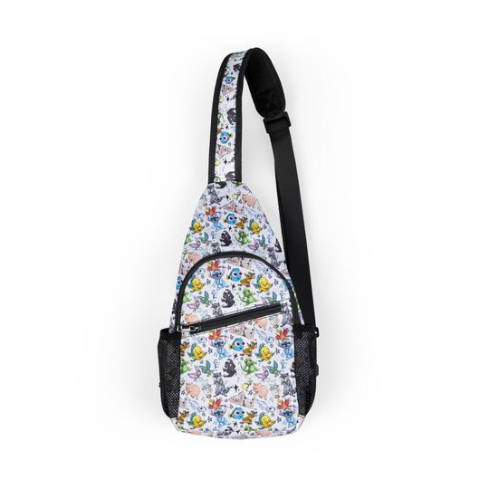 Disney Sidekicks Disney Park Bag, Disney Backpack, Disney Sling Bag, Chest Bag, Disney Gift, Vacation Bag, Travel Bag, Fanny Pack, Belt Bag