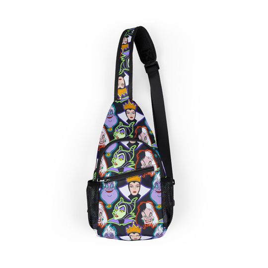 Disney Villains Disney Park Bag, Disney Backpack, Disney Sling Bag, Chest Bag, Disney Gift, Vacation Bag, Travel Bag, Fanny Pack, Belt Bag