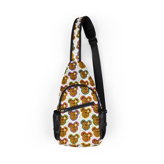 Mickey Waffles Disney Park Bag, Disney Backpack, Disney Sling Bag, Chest Bag, Disney Gift, Vacation Bag, Travel Bag, Fanny Pack, Belt Bag