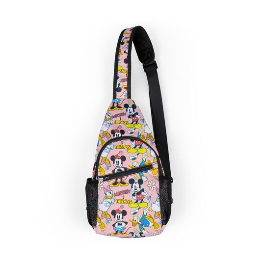 Mickey and Minnie Disney Park Bag, Disney Backpack, Disney Sling Bag, Chest Bag, Disney Gift, Vacation Bag, Travel Bag, Fanny Pack, Belt Bag