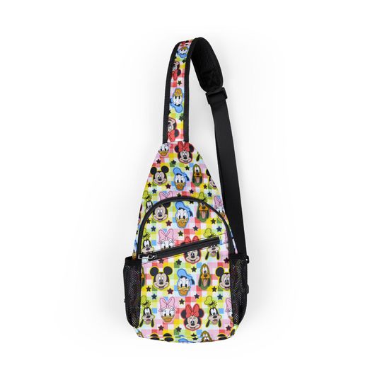 Mickey Mouse Disney Park Bag, Disney Backpack, Disney Sling Bag, Chest Bag, Disney Gift, Vacation Bag, Travel Bag, Fanny Pack, Belt Bag