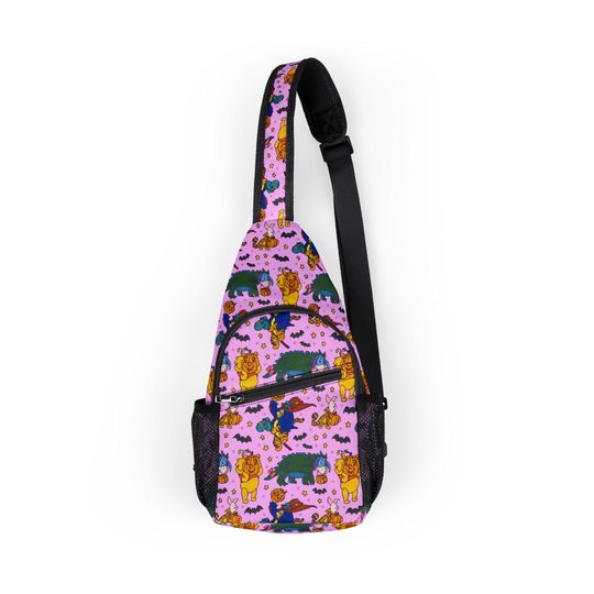 Pooh Halloween Disney Park Bag, Disney Backpack, Disney Sling Bag, Chest Bag, Disney Gift, Vacation Bag, Travel Bag, Fanny Pack, Belt Bag