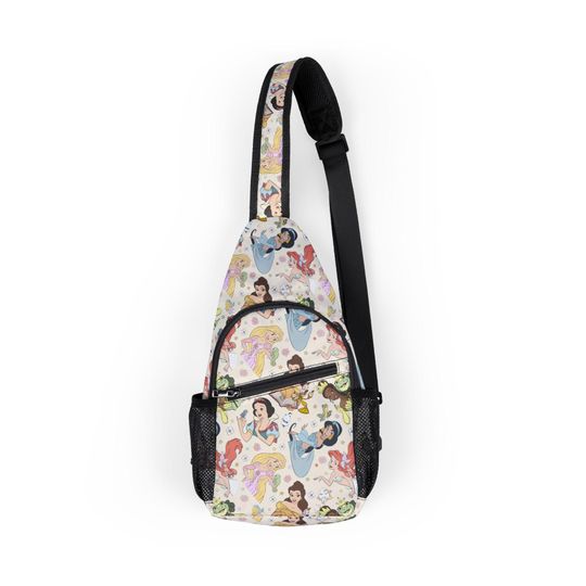 Disney Princess Disney Park Bag, Disney Backpack, Disney Sling Bag, Chest Bag, Disney Gift, Vacation Bag, Travel Bag, Fanny Pack, Belt Bag