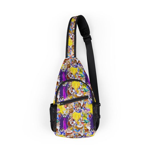 Snow White Disney Park Bag, Disney Backpack, Disney Sling Bag, Chest Bag, Disney Gift, Vacation Bag, Travel Bag, Fanny Pack, Belt Bag