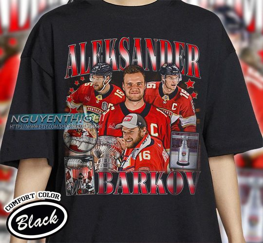 Aleksander Barkov Hockey T-shirt, Florida Panthers Hockey T-shirt, 90s Vintage Hockey Shirt, Hockey Gift For Fan