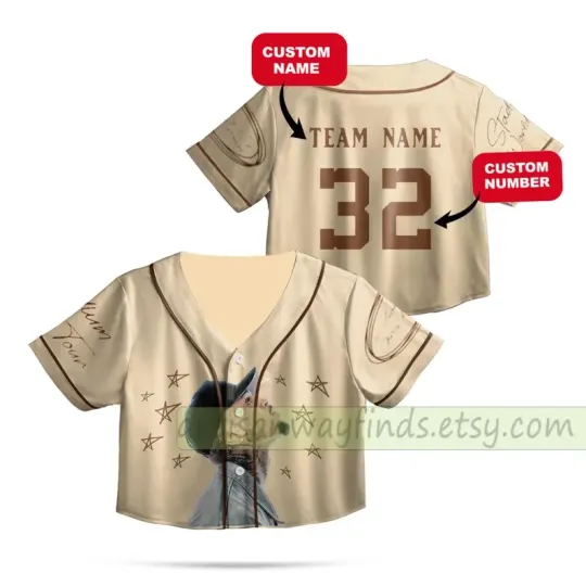 Personalized Breezy Bowl 25 Jersey, Chris Brown Crop Top Baseball Jersey, Concer