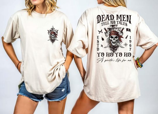 Pirates Of The Caribbean Dead Men Tell No Tales T-Shirt, Disney Cruise Shirt, Disney Pirate Shirt, Vintage Pirates Shirt