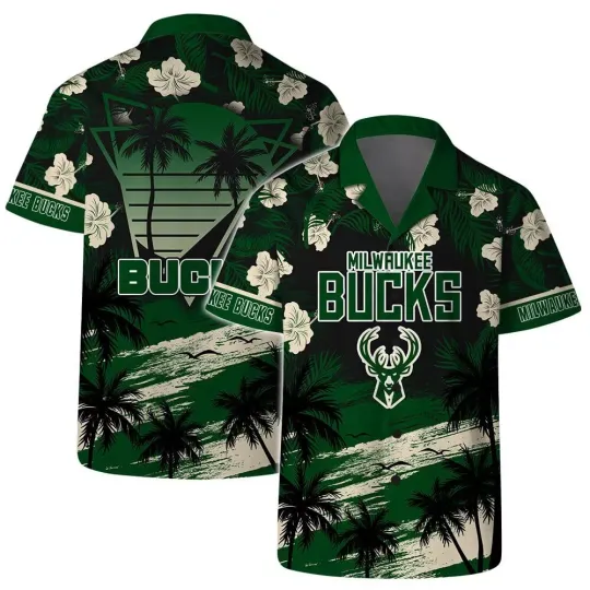 Milwaukee Basketball Team Buckss Hawaiian Shirt