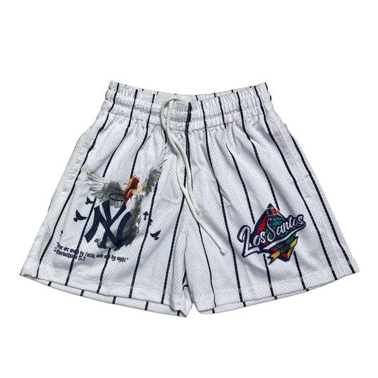 LS Mesh Shorts - Yankees