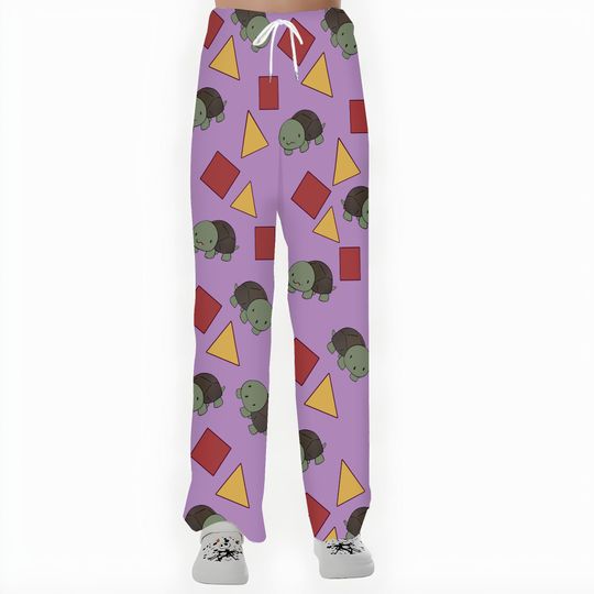 K-Pop Demon Hunters Zoey Pajama Pants, Zoey Turtle pjs pants, Rumi Jinu Mira Zoey Kpop Demon Hunters Sleepwear, Gift For Kpop Lovers