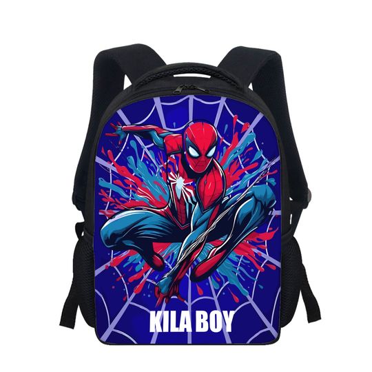 Personalized Spiderman Superhero Backpack, Spiderman school backpack, Back to School Gift
