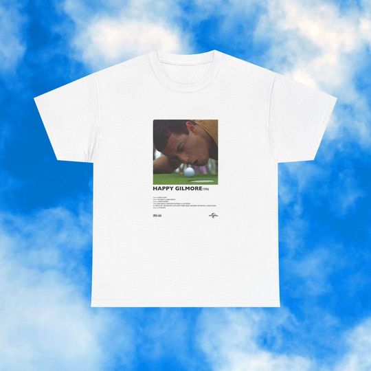 Vintage Happy Gilmore Shirt, Retro Adam Sandler Golf T Shirt