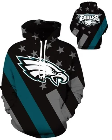 Philadelphia Eagles 3d Hoodie