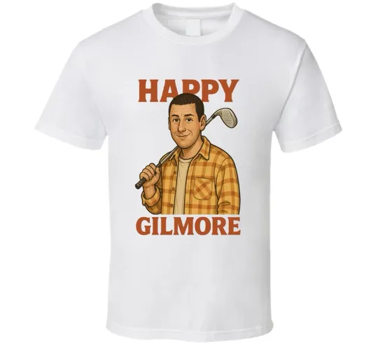 Happy Gilmore Movie Caricature T-Shirt