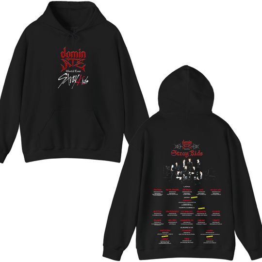 Stray Kids dominATE World Tour Hoodie, Stray Kids ATE Album Shirt, Bang Chan, Lee Know, Changbin, Felix, Han, Hyunjin