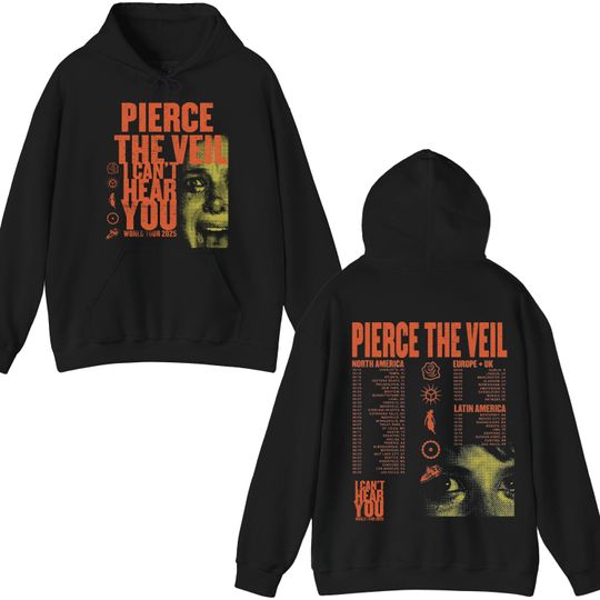 Pierce The Veil I Can't Hear You Tour 2025 Sweatshirt, Pierce The Veil Concert 2025, Pierce The Veil Fan, Pierce The Veil Merch, Rock Music