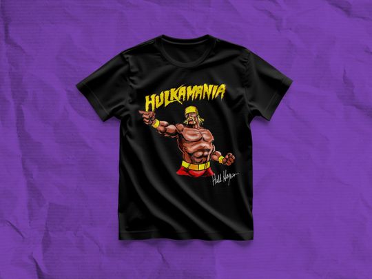 Hulk Hogan Hulkamania Shirt | Vintage Wrestling Entertainment Wrestling Legend T-Shirt