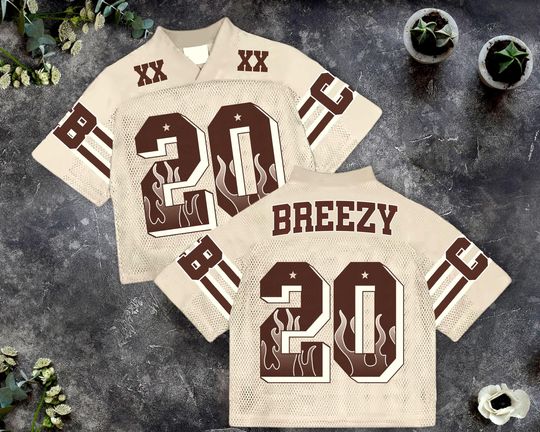 Chris Brown Inspired Custom Name And Number Natural Brown Mesh Baseball Jersey, Concert Jersey, Game Day Commitment Gift, Custom Text Baseball Jersey