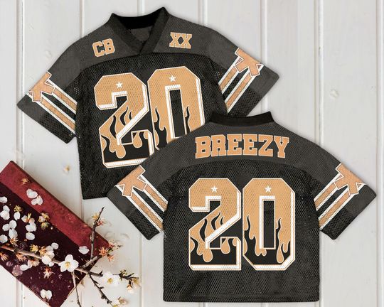 Chris Brown Inspired Custom Name And Number Black Orange Mesh Baseball Jersey, Concert Jersey, Game Day Commitment Gift, Custom Text Baseball Jersey