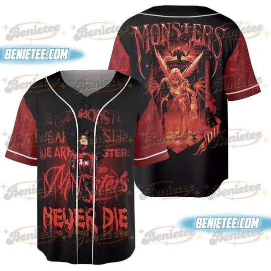 Ld ga Monsters Never Die Baseball Jersey, A Must-Have for The Mayhem Ball Tour Fans Authentic Plus Jersey